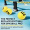 Impresa 3-Pack Spike Ball Replacement Balls - Compatible with Spikeball, Spikeball Pro Set - 3.5-Inch Yellow Inflatable Replacements & Hand Pump - Enhanced Grip & Consistent Bounce